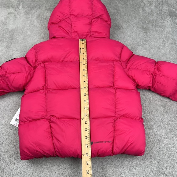 NEW Obermeyer Isla Jacket Teen Girl's Small Size 8 Pink Puffer‎ Snow 31101 - Picture 12 of 13